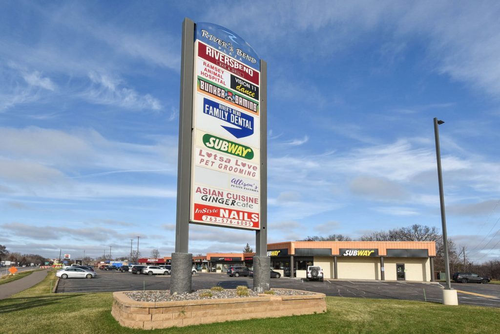 Riverside Plaza commercial property at 14001 St. Francis Blvd NW, Ramsey, MN 55303